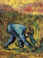 Reaper avec la faucille après Millet Vincent van Gogh